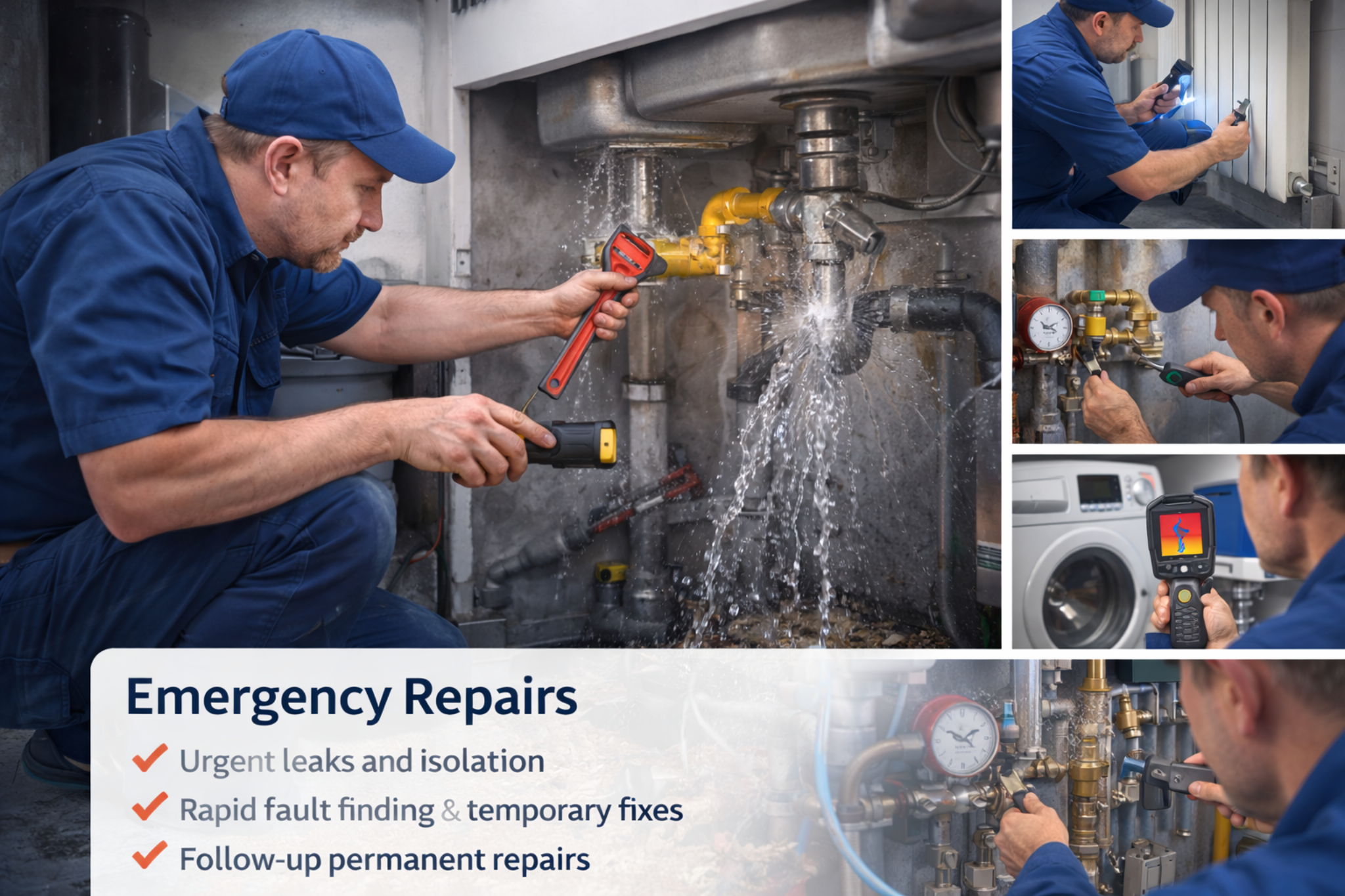 Emergency repairs